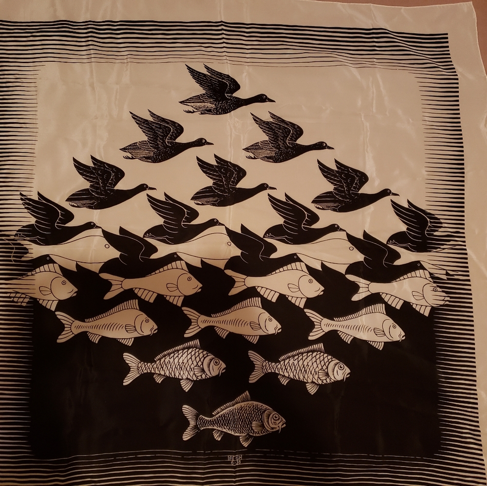 M.C. Escher Silk Scarf
